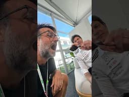 A chaotic breakfast with Toto 😂 #f1 #formula1 #mercedesf1