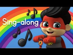 Sing-along - Colors of the Rainbow | Learning Videos for Kids | Super Geek Heroes