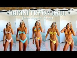 DIPPIN DAISYS BIKINI TRY ON HAUL || sustinable summer swimsuits beach prints!