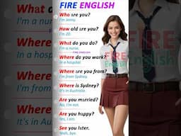 🔥English Conversation Practice for Beginners to advanced level / Asking questions hello hi