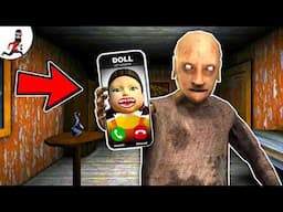 Doll call Grandpa ► funny horror cartoon granny squid game