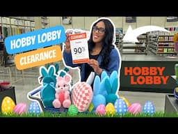 90% OFF CLEARANCE AT HOBBY LOBBY! EASTER SPRING DECOR & MORE!