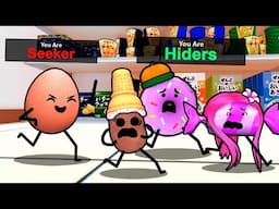 Secret Staycation HIDE AND SEEK at the Grocery Store In Roblox