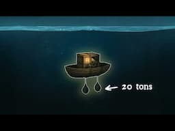 They Lowered Him Into the Ocean With 20 Tons of Weight