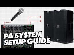 Step-by-Step Guide to Setting Up a Sound System for a Live Event