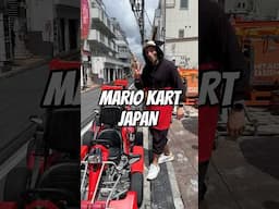 Mario Kart riding in Japan 😁