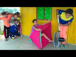 Funniest Fun New Garmi Game Comedy Video 2025 😂Garmi Special amazing funny video 2025 By My Family