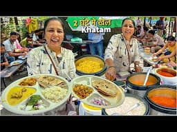 High Court Judges ka Favourite Pooja Dhaba 😍 Street Food India | Lunch Thali