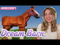 BUILDING MY DREAM REALISTIC ROLEPLAY STABLES - Minecraft SWEM Horse Barn