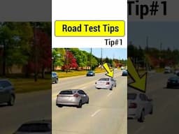 Drive Test Tip #1 - Entering the turn lane  #drivingtips  #beginnerdriver #drivetest