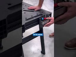 A portable folding workbench that supports 1,000 lbs! 🔥 #Shorts