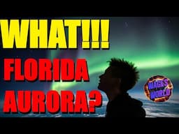 Rare Aurora in Florida / Powerful solar blast on the way could cause Extreme aurora again / Volcano