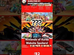 Donkey Kong Bananza & Mario Kart World LEAKS from Nintendo's Website! #nintendoswitch2