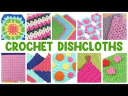 10 Best Crochet DISHCLOTHS (So Fast and Easy!)