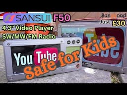 Sansui F50.  Just £30 "off line" 4.3" Video Player. Shortwave better than some £100 radio's. #radio