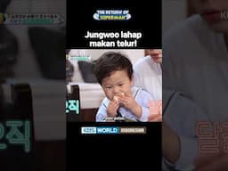 Makan telur pun pakai 2 tangan lol #TheReturnofSuperman #슈퍼맨이돌아왔다 #Eunwoo #Jungwoo