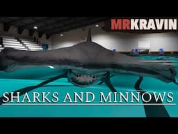 Sharks And Minnows - Recreating My Childhood Fear Of Sharks In A Pool, Horror Game Full Playthrough