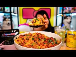 SPICY COCKLE BIBIMBAP (They wait in line for hours for this in Korea) l MUKBANG