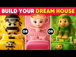 Would You Rather - Build Your Dream BRAINROT ANIMALS House 🏡😱☕🩰 Daily Quiz