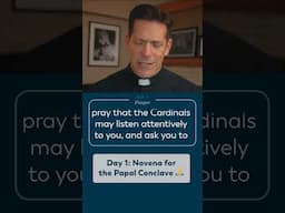 Day 1: Novena for the Papal Conclave (with Fr. Mike Schmitz) #shorts