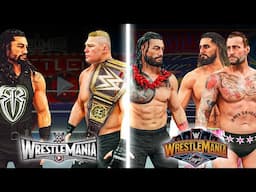 I Played EVERY Roman Reigns WrestleMania Match!