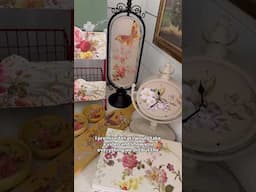 Thrifted items no one wanted get updated with paint and iron orchid designs. #trashtotreasure