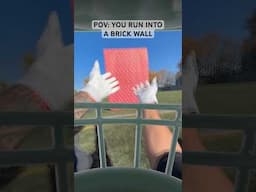 POV: YOU RAN INTO A BRICK WALL 💀 #shorts #funny #viralvideo
