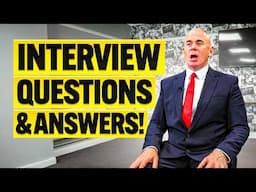 TOP 10 COMMON INTERVIEW QUESTIONS & ANSWERS! (Mock Interview) How To Answer Interview Questions!