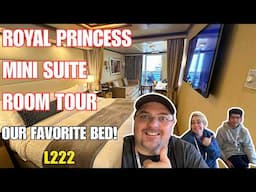 Royal Princess Mini Suite with Balcony Room Tour