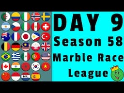 Marble Race League Season 58 Day 9 Marble Race / Marble Race King