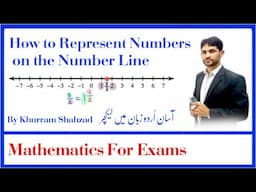 Exercise 1.1 class 9th to Represent Numbers on Number the Line Urdu Lecture