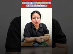 TOP 3 Podcast Every CAT 2025 Aspirants Must Watch #mbawallah #cat2025