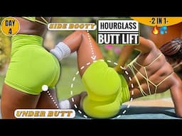 DAY 4: HOURGLASS SIDE BOOTY & UNDER BUTT LIFT In 2 Weeks | SUMMER SLIM THICK CHALLENGE🍁