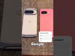 do BEZELS matter? Google Pixel 9 Pro VS Pixel 9a