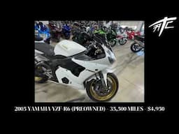 2005 Yamaha YZF-R6 (Preowned) - 35,500 Miles - $4,950 - Stock #6435 All Things Chrome 615-431-2294!