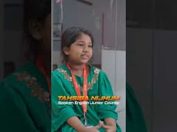 এত সুন্দর ইংরেজি, আমরাও ক্লাস থ্রি-তে বলতে পারতাম না! তাহসিবা, তুমিই সেরা! 👏