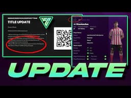 FC 25: BIG NEW UPDATE - CAREER MODE IMPROVEMENTS