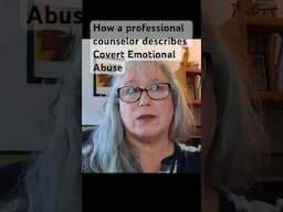 This is How a Professional Counselor Describes Covert Emotional Abuse #narcissism #emotionalabuse