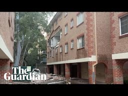 Explosion in Sydney apartment blows out brick wall