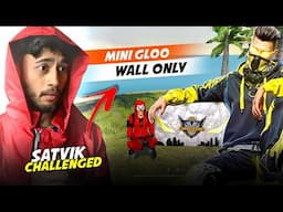 SATVIK ke sath Smallest Gloo Wall Challenge!🔥 Kaun Jeetega? 😂 Free Fire Max