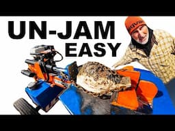 HOW TO EASILY UN-JAM A WOOD SPLITTER