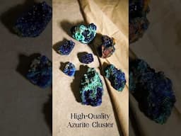💙 Unlock Deep Insight with High-Quality Azurite Crystal Cluster! 🔮#AzuriteCluster #CrystalHealing