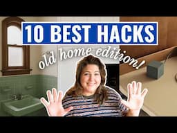 The 10 BEST Home Hacks for Older Rentals that you NEED to try!
