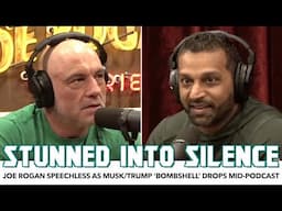 Joe Rogan Speechless As Musk/Trump ‘Bombshell’ Drops Mid-Podcast With FBI Director