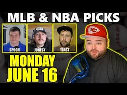 MLB & NBA Picks with Kyle Kirms | Monday June 16th