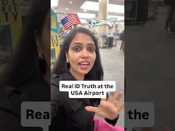 Real ID truth in USA 🇺🇸 at the airport