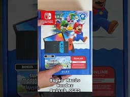Unboxing the new OLED Super Mario Wonder Bundle #supermarioworld #switch2 #nintendo
