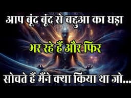लोग बूंद-बूंद कर के बद्दुआ का घड़ा भर लेते हैं और सोचते हैं क्या किया था कि ऐसा हुआ