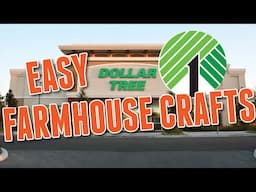 These are SO EASY to craft | Dollar Tree Farmhouse Summer