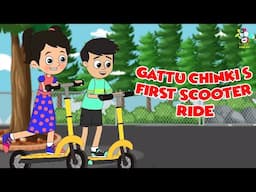 Gattu Chinki’s First Scooter Ride | New Scooter | English Animated | English Cartoon